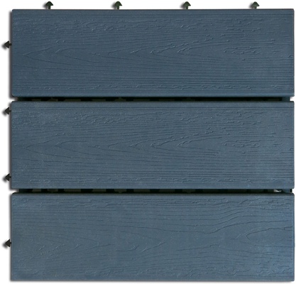 Loseta Imitacion Madera Antracita  6 uds 30x30 cm